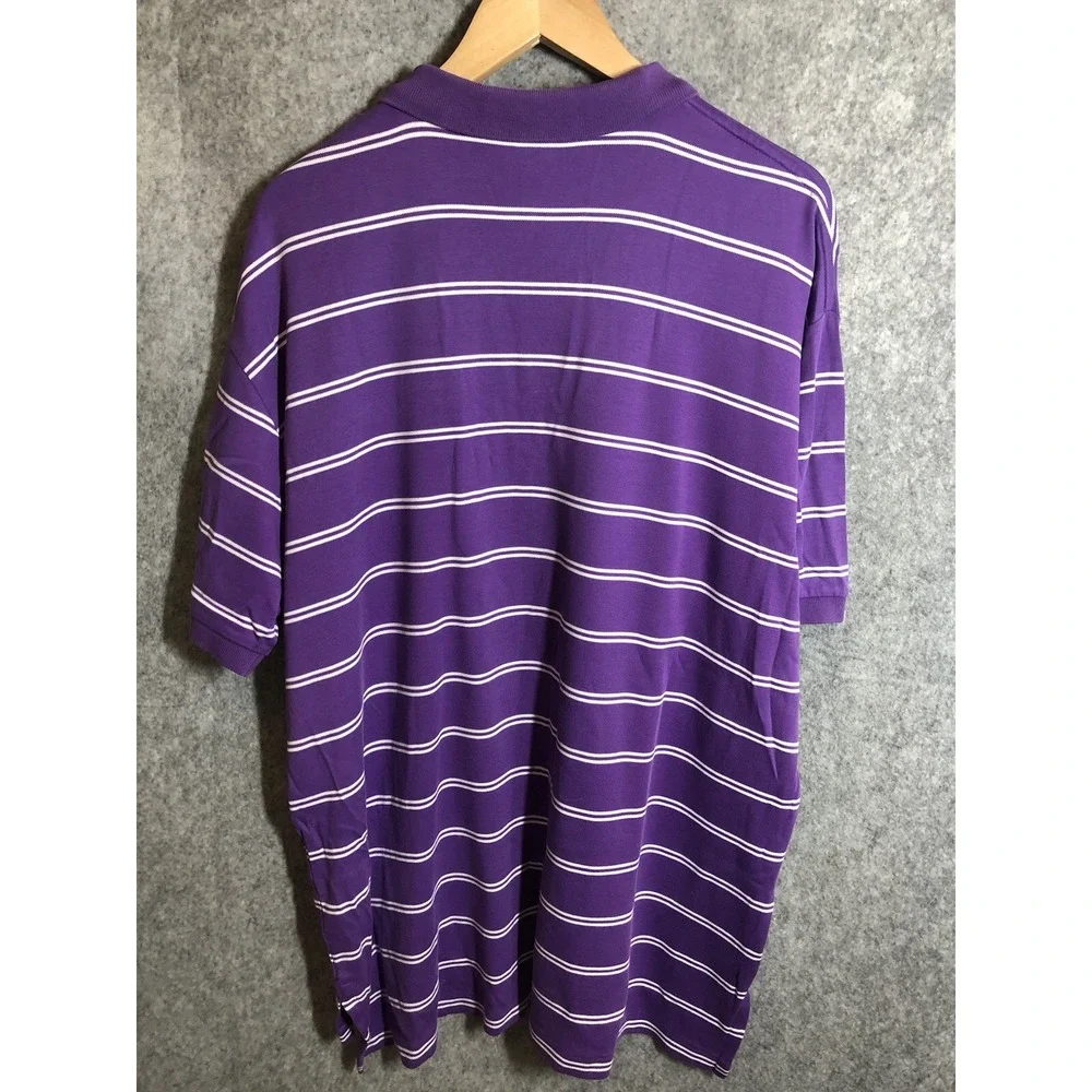 Ralph Lauren Shirt Men 2XL Purple Polo Mesh Cotton Performance Sport Golf